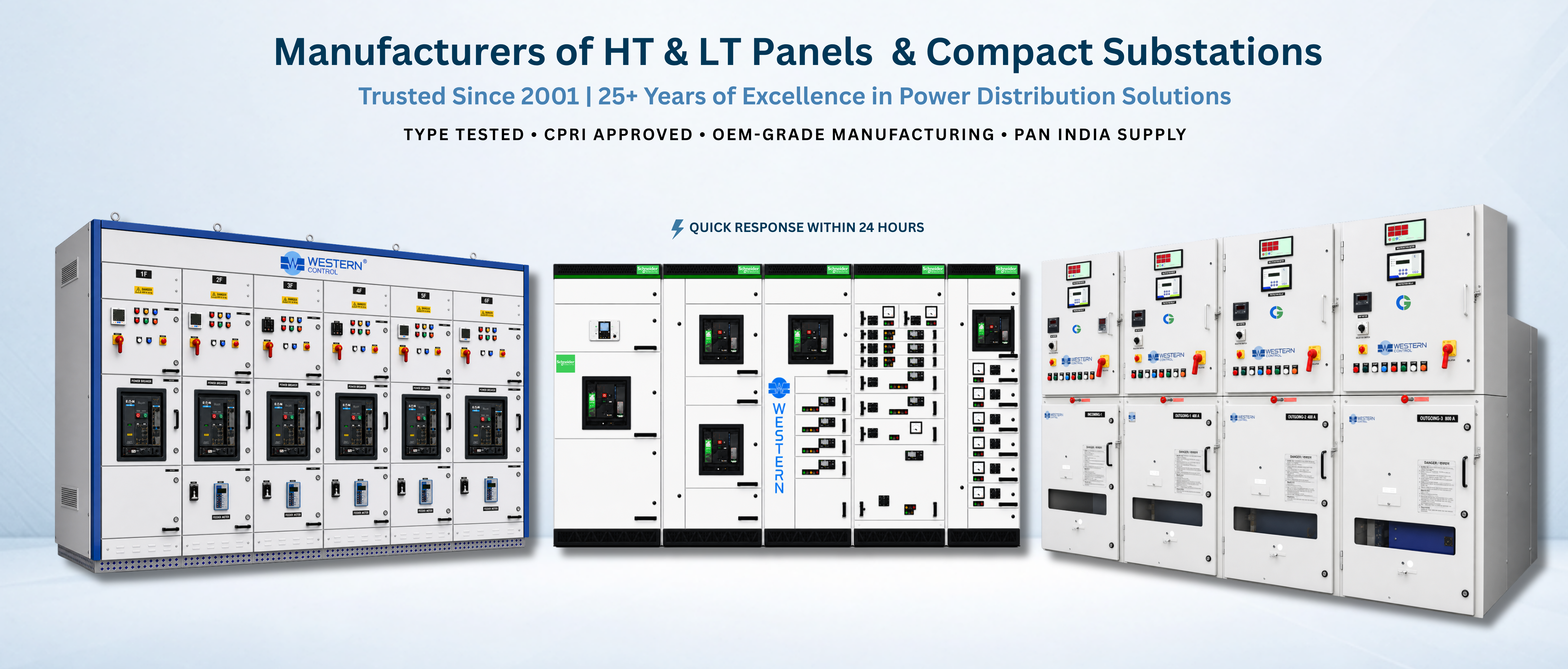 Manufacturer of LT, HT Panel and Compact Substations